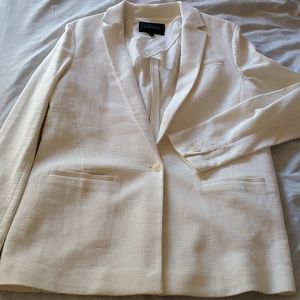 Banana Republic white blazer